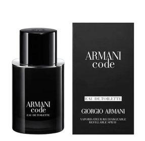 armani code pour homme new edt 50ml vapo refillable