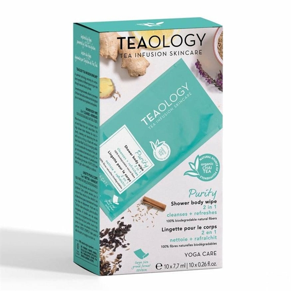 teaology yoga care lingette pour le corps